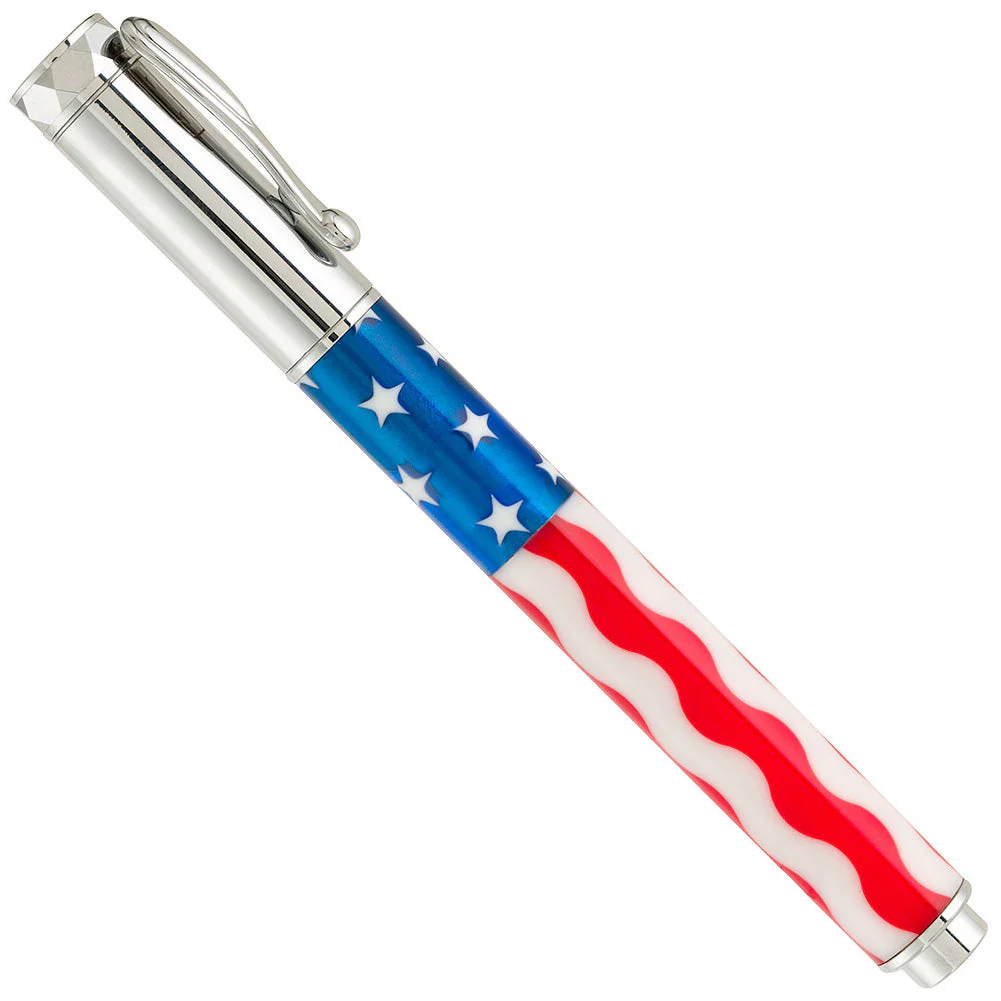 American Flag Stars Acrylic Pen Blank - Image 5