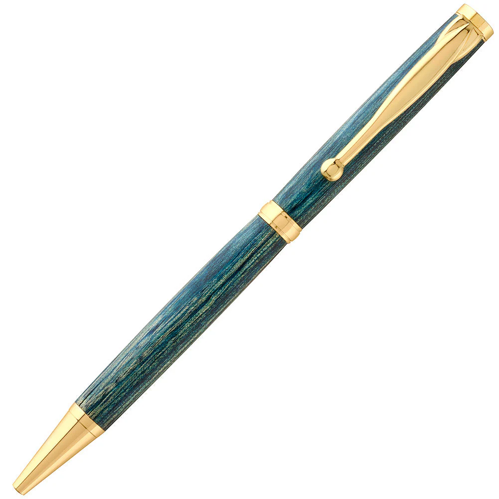 Apprentice Fancy Slimline Pen Kit - 24k Gold