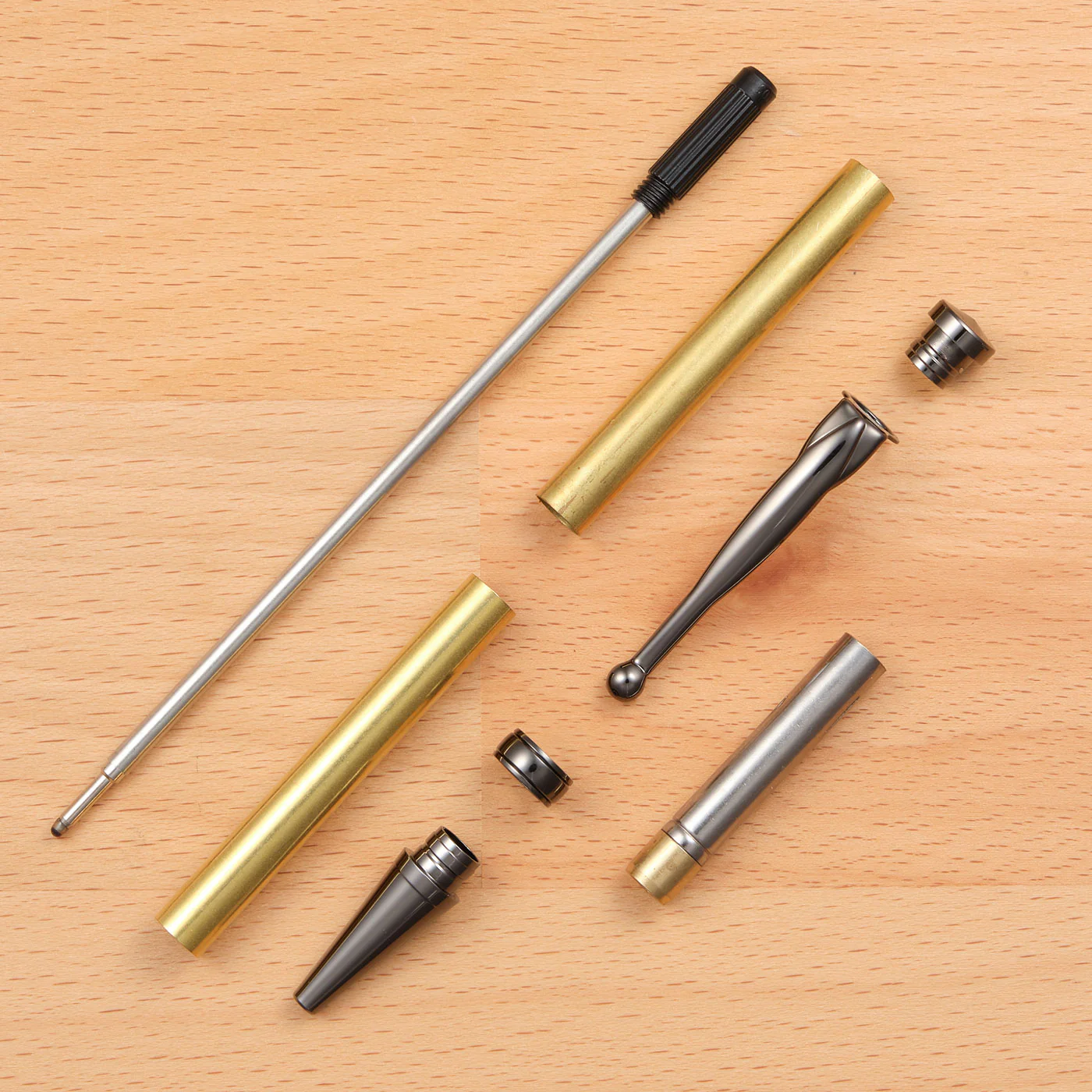 Apprentice Fancy Slimline Pen Kit - Gun Metal - Image 2
