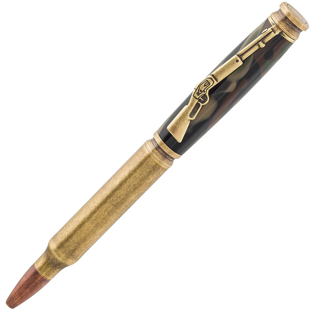 Artisan Bullet Pen Kit - Antique Brass
