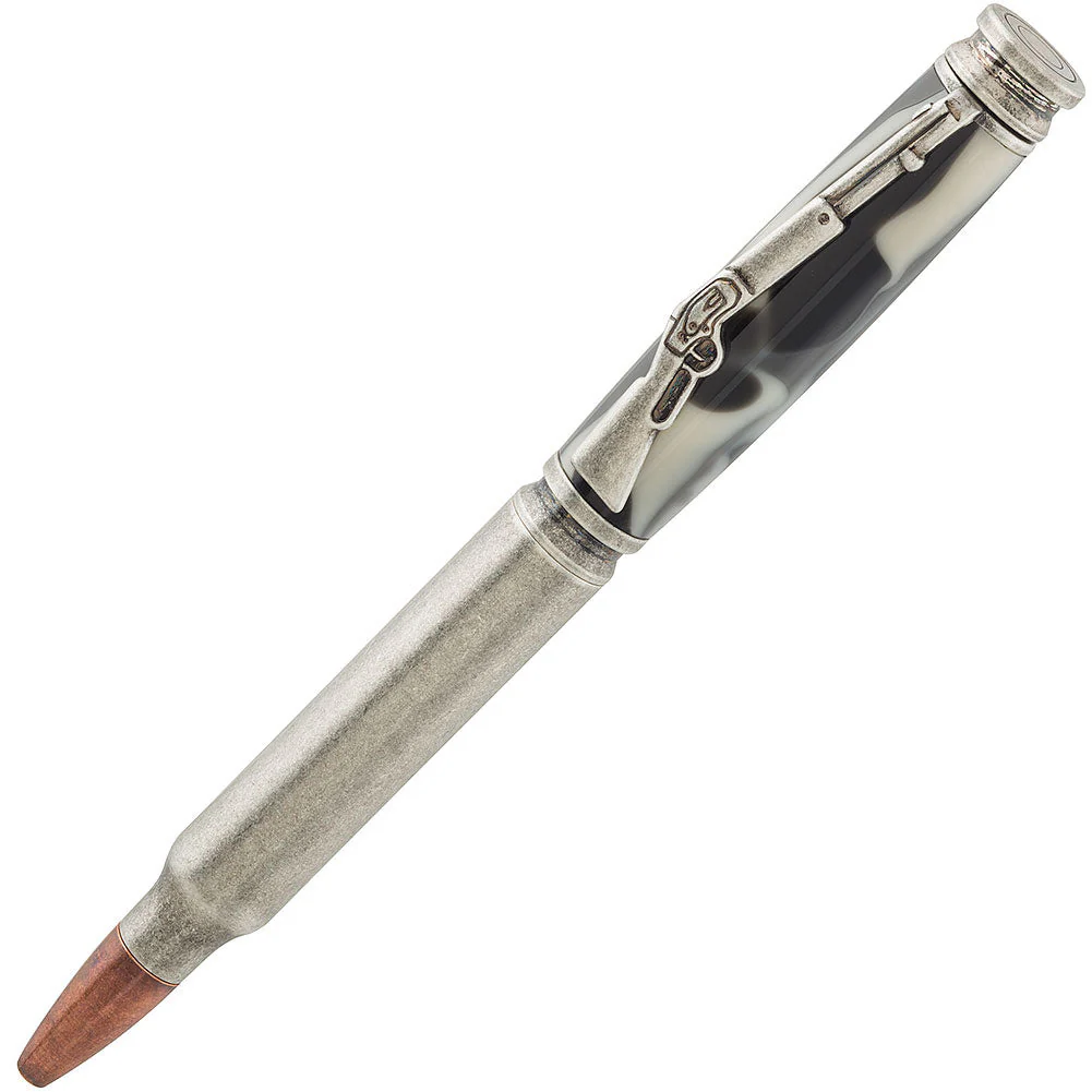 Artisan Bullet Pen Kit - Antique Silver