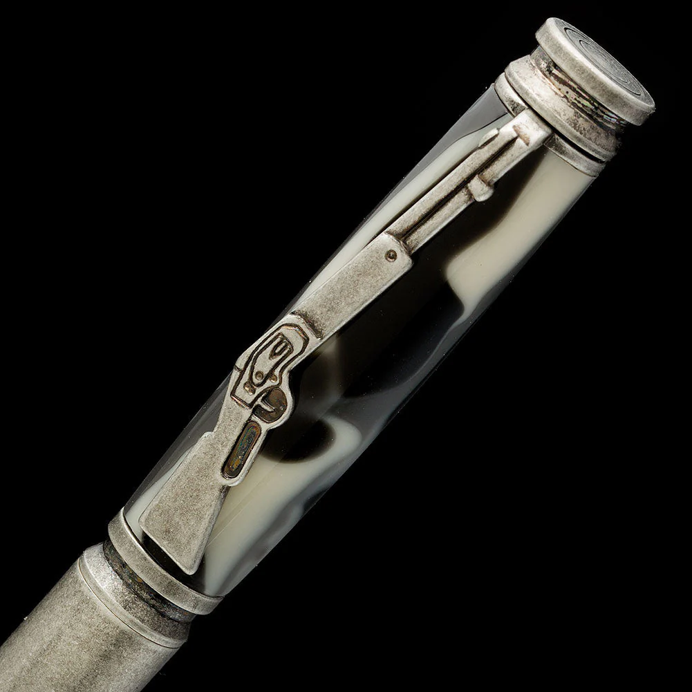 Artisan Bullet Pen Kit - Antique Silver - Image 2