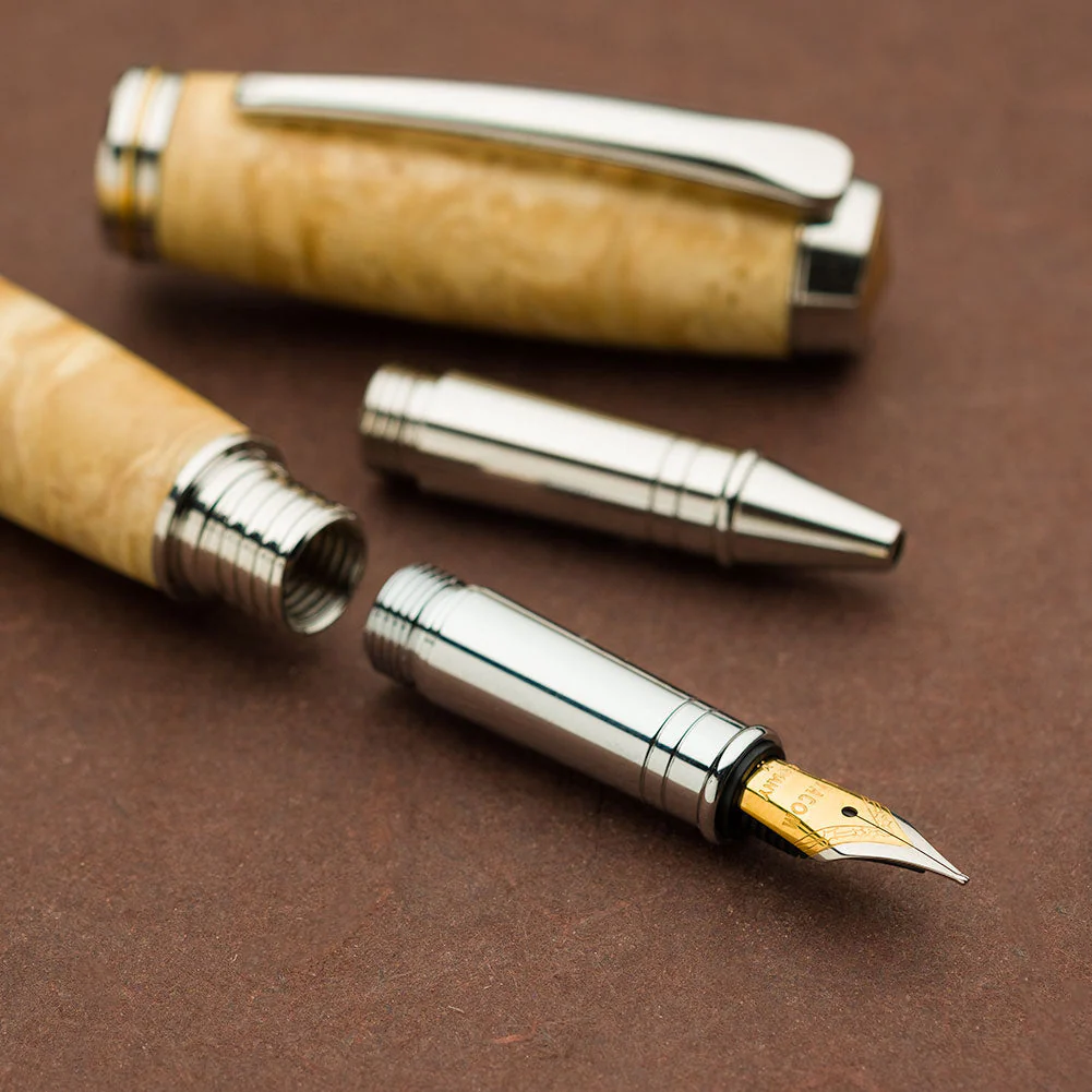 Artisan Jr. Gentlemen's Fountain Pen Conversion Kit - Palladium - Image 2