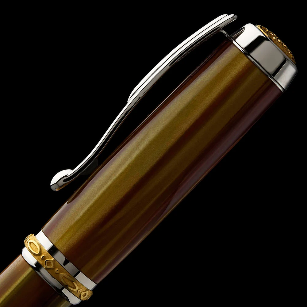 Artisan Jr. Statesman II Postable Rollerball Pen Kit - Palladium & 22k Gold - Image 3