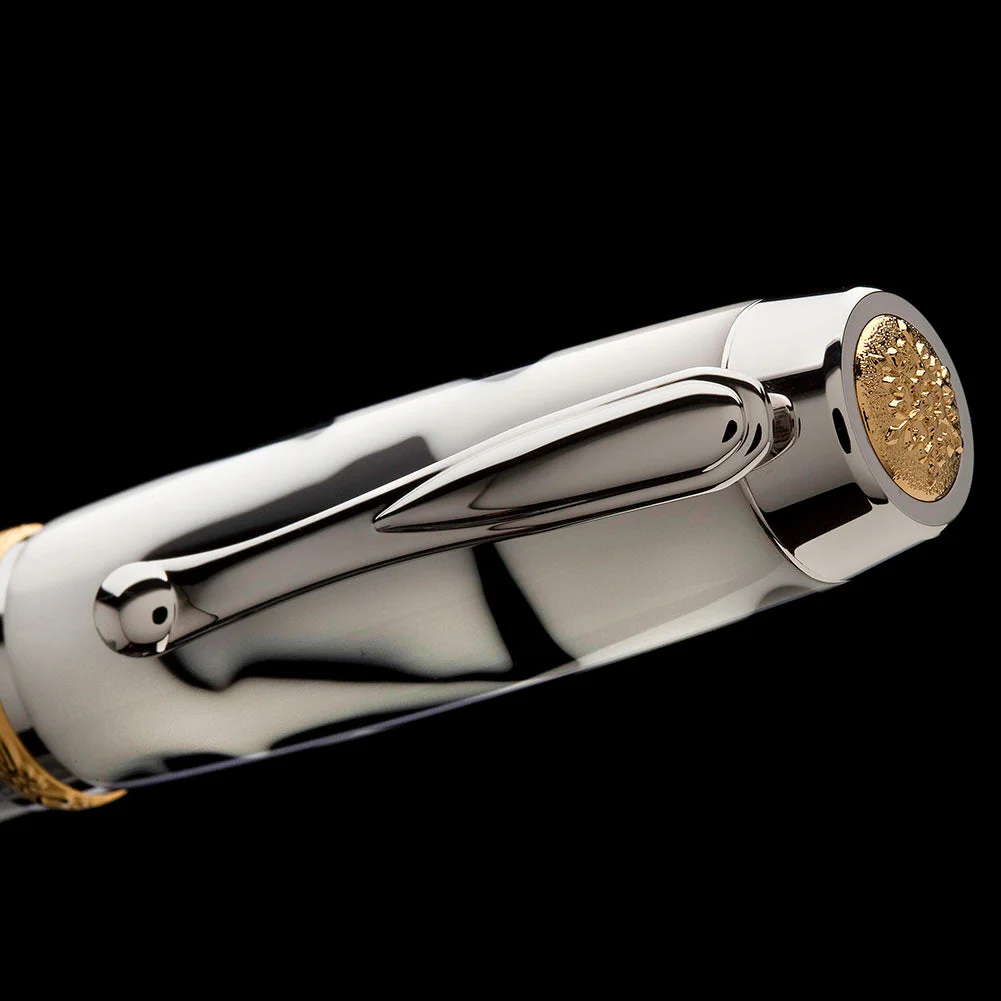 Artisan Statesman Rollerball Pen Kit - Palladium & 22k Gold - Image 2
