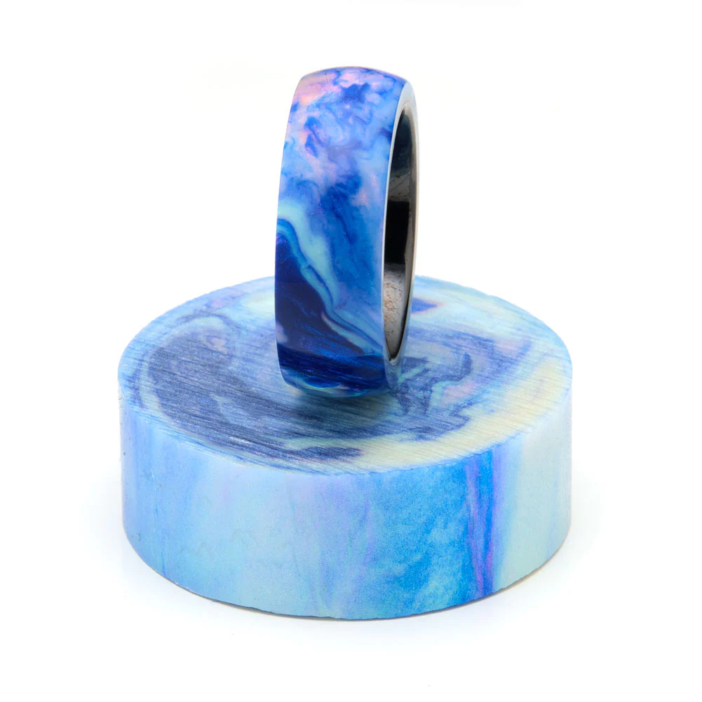 Bespoke Ring Blank - Blue Abalone