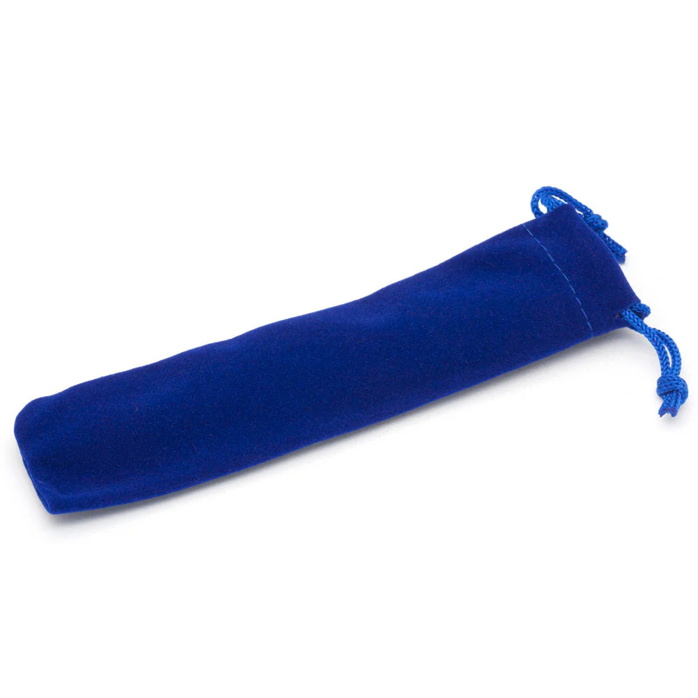 Blue Velvet Pen Bag 10 Pack