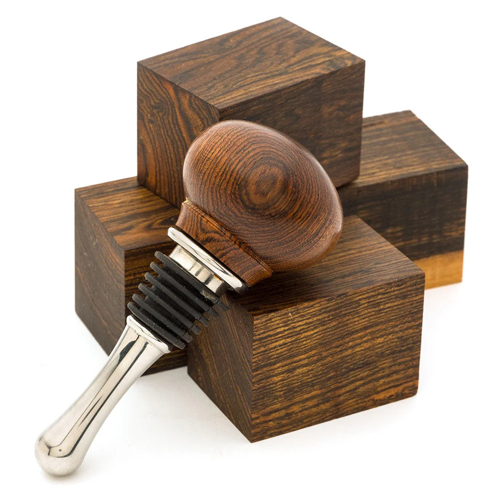 Bocote Bottle Stopper Blanks - 5 Pack