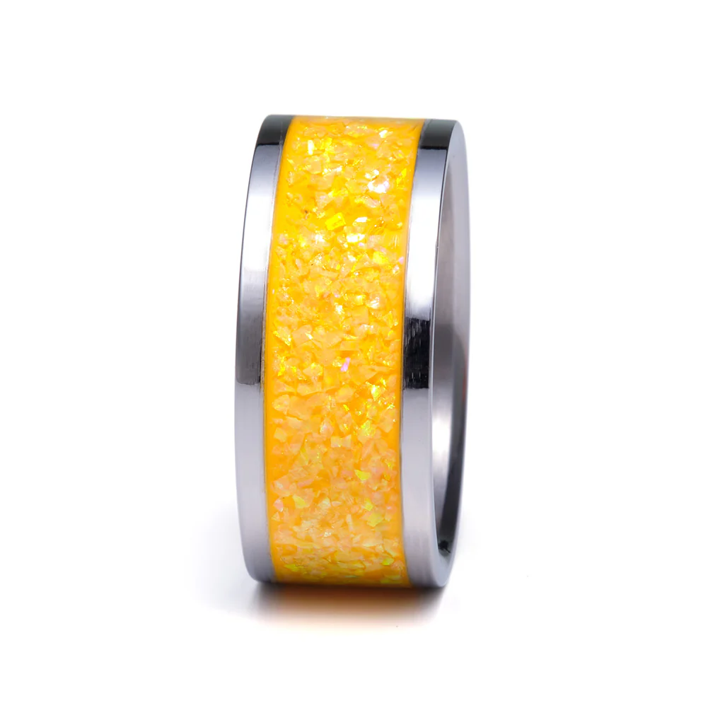 Crushed Opal - Cadmium Yellow
