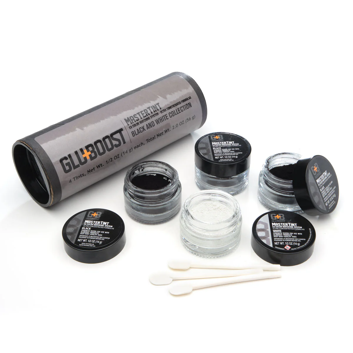 GluBoost MasterTint Black and White Kit