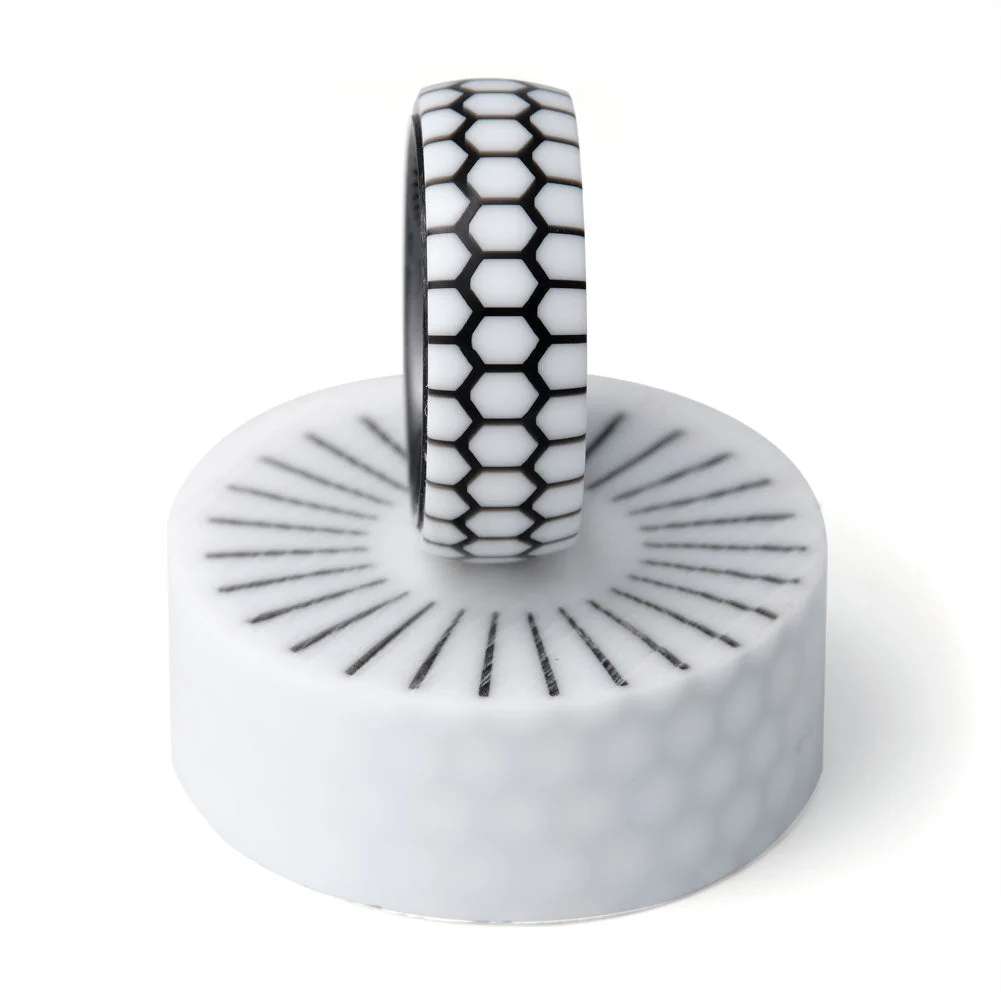 Honeycomb Ring Blank - Divine White