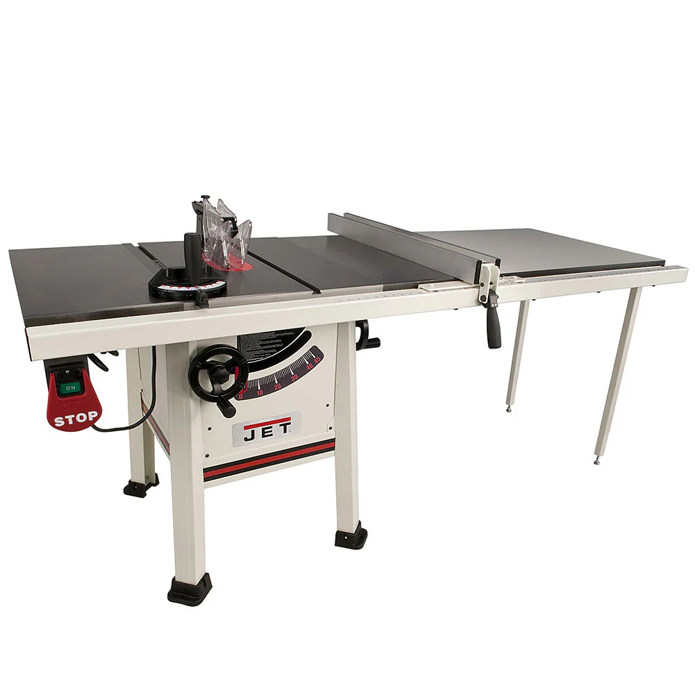 JET 10 Inch ProShop Table Saw 1-3/4 HP 52 Inch Fence Cast Wing JPS-10