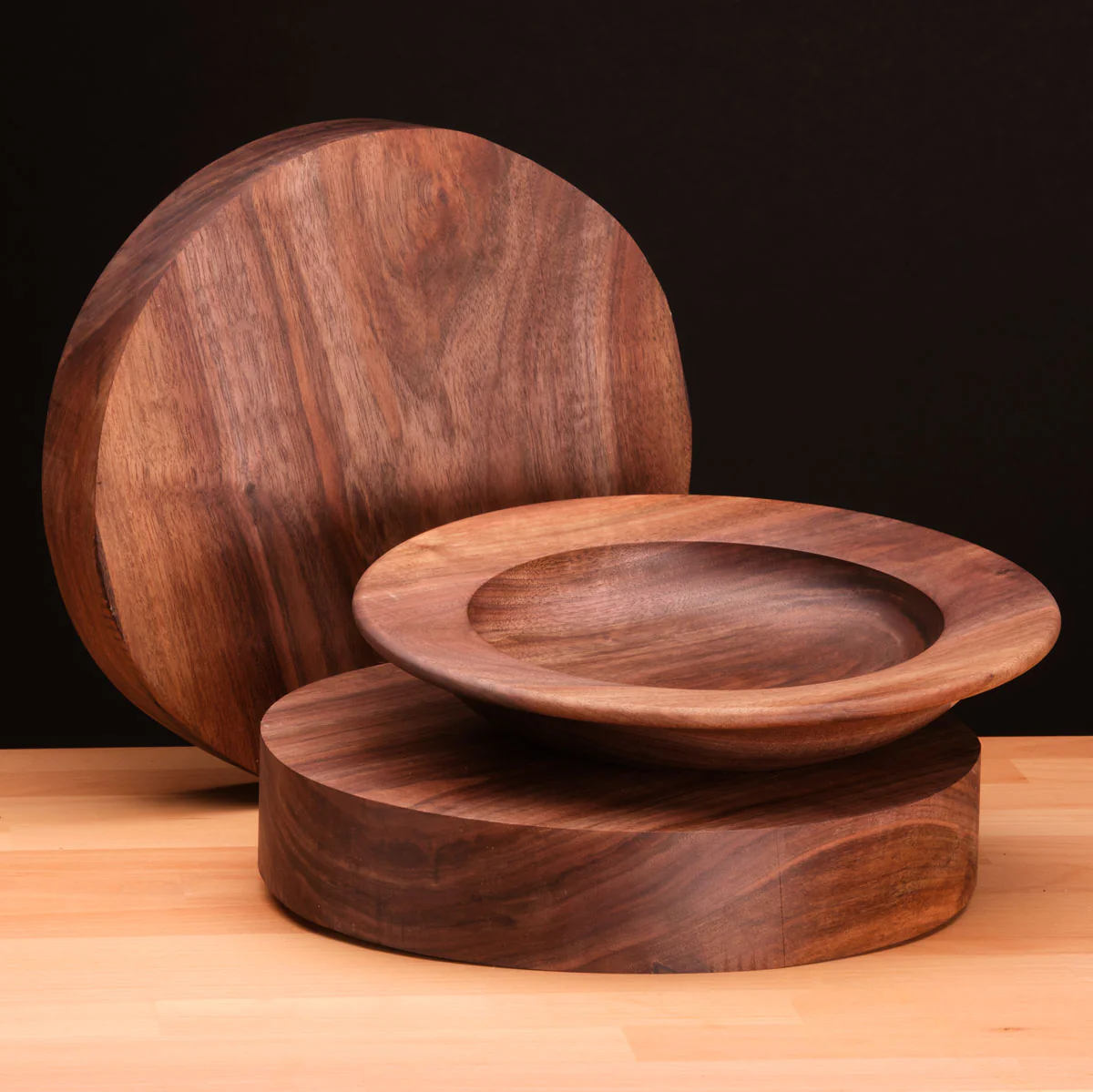Kiln Dried Walnut Platter Blank