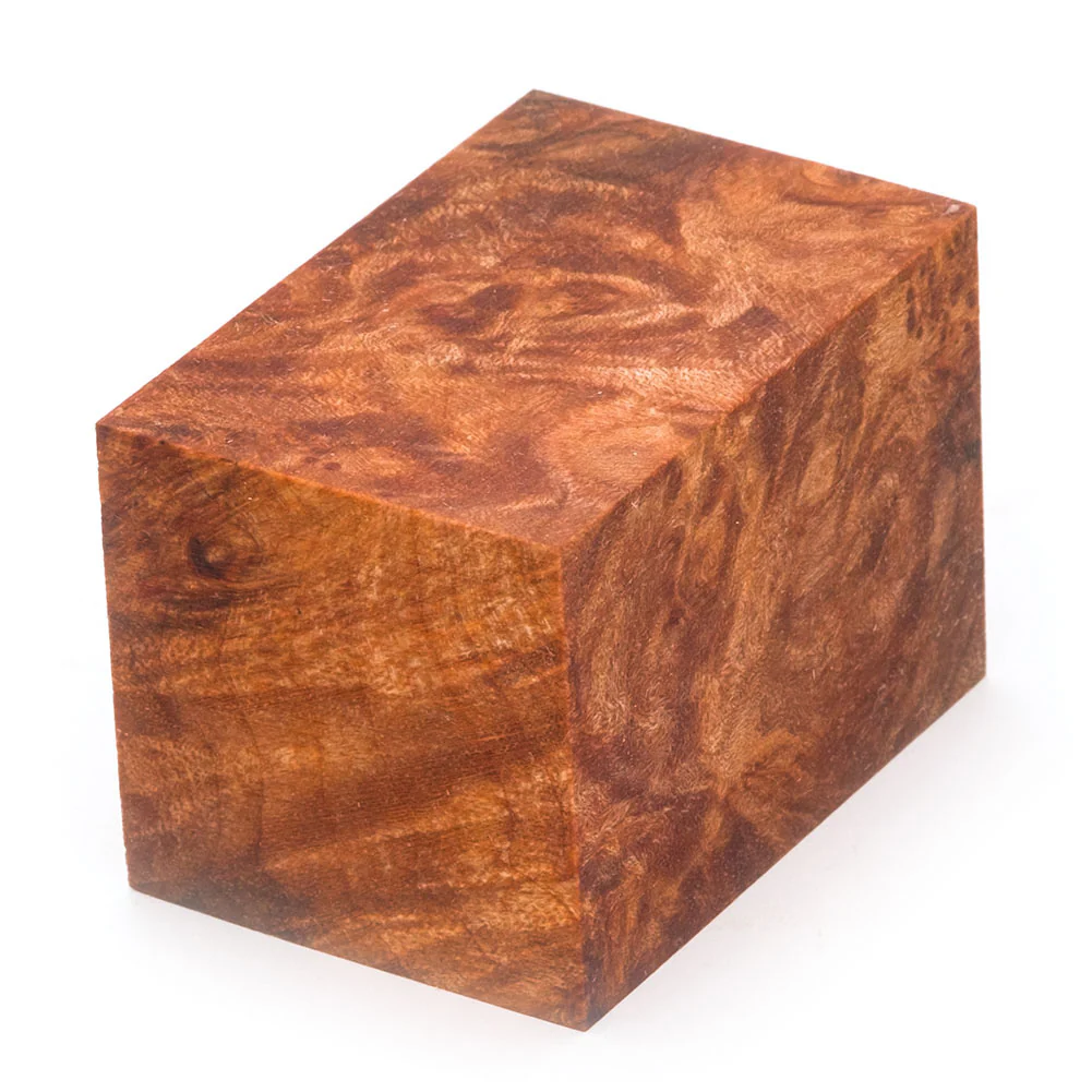 Maple Burl Stabilized Bottle Stopper Blank - Image 2