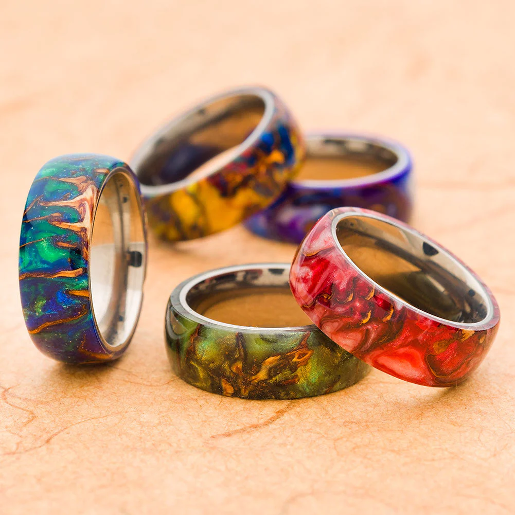 Mini Pine Cone Ring Blank - Multicolor - Image 2