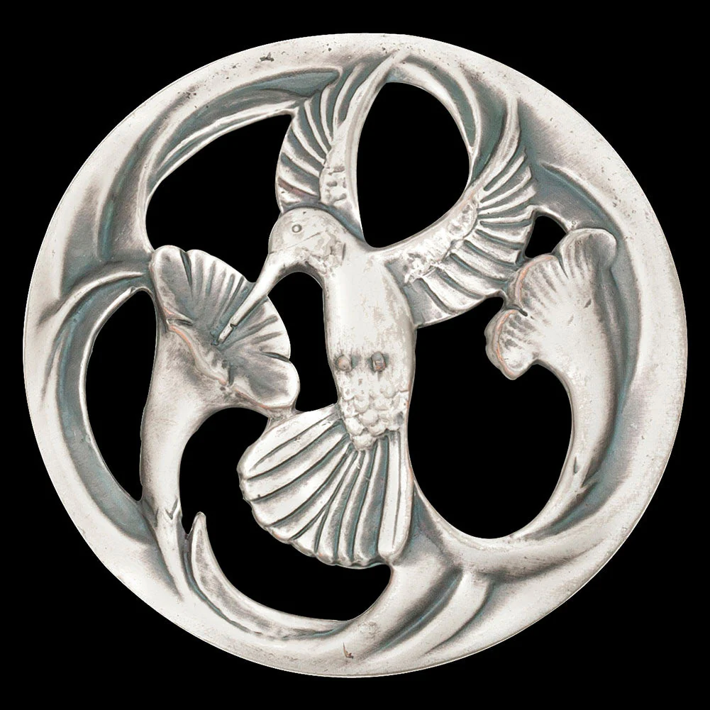 Pewter Potpourri Lid - Honey Suckle