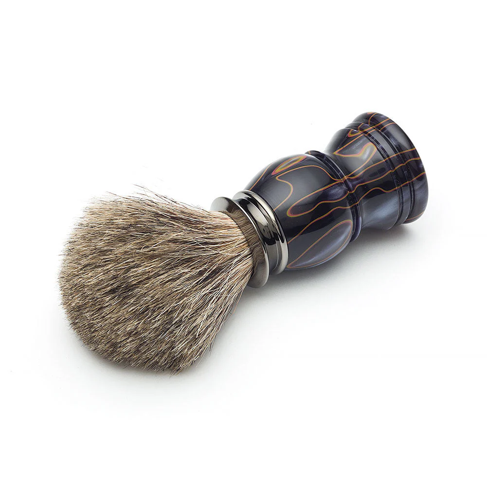 Premium Badger Shaving Brush Kit - Gun Metal