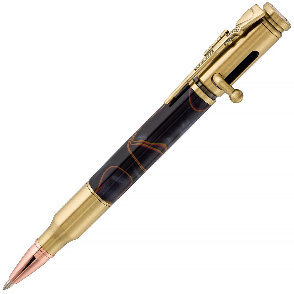 PSI Bolt Action Pen Kit - Antique Brass