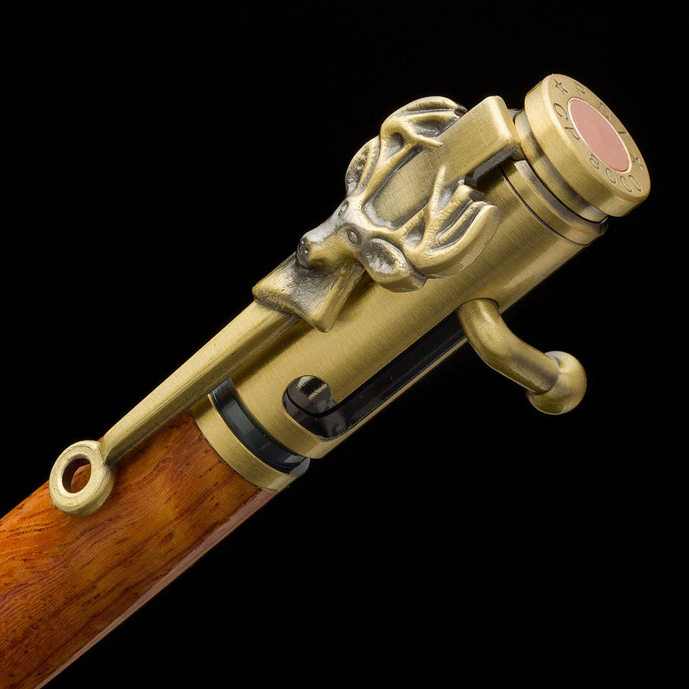 PSI Deer Hunter Bolt Action Pen Kit - Antique Brass - Image 2
