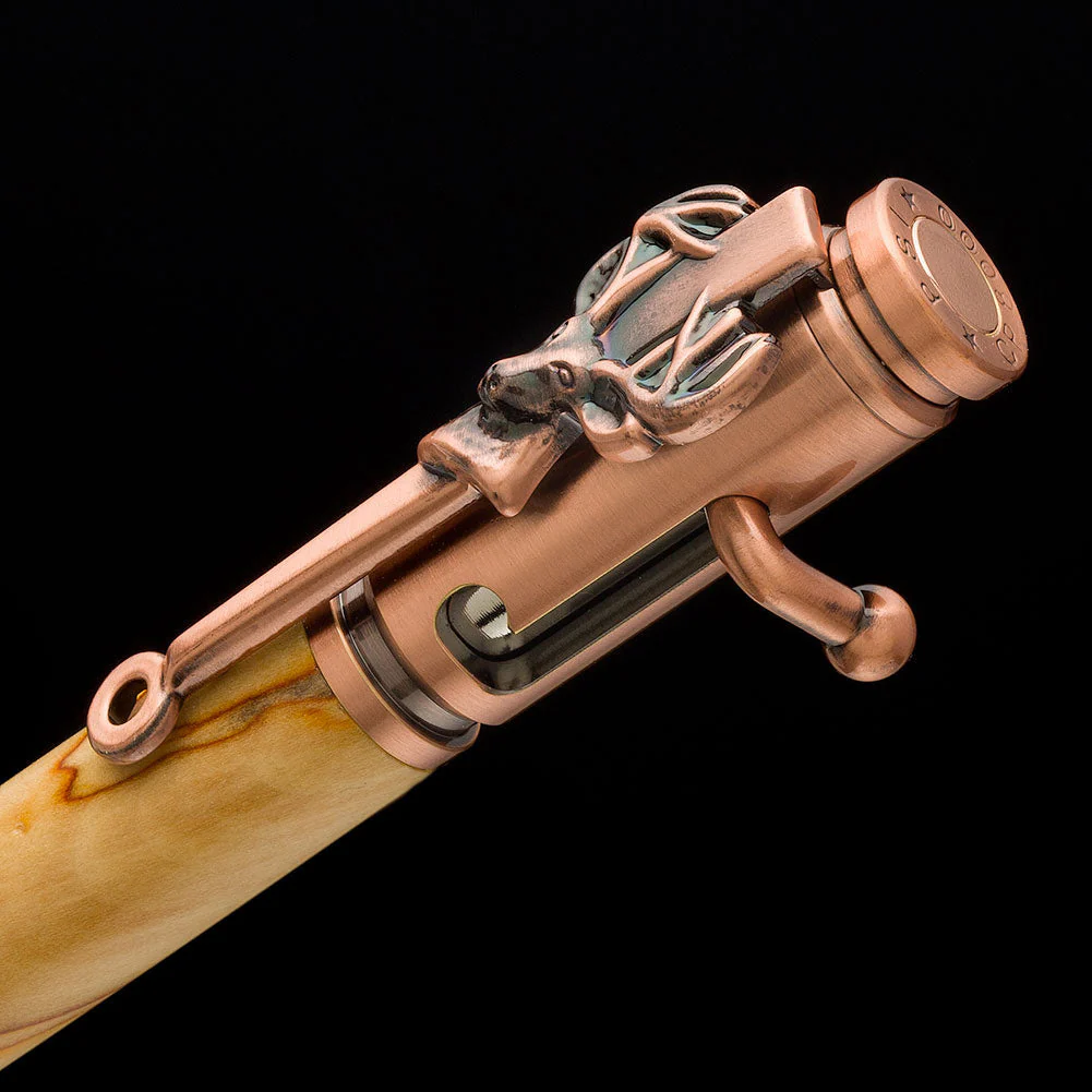 PSI Deer Hunter Bolt Action Pen Kit - Antique Copper - Image 2