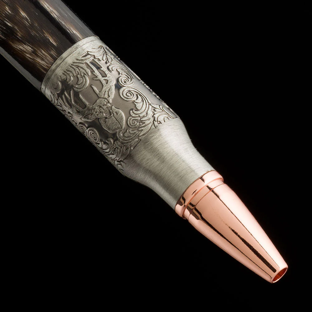 PSI Deer Hunter Bolt Action Pen Kit - Antique Pewter - Image 3
