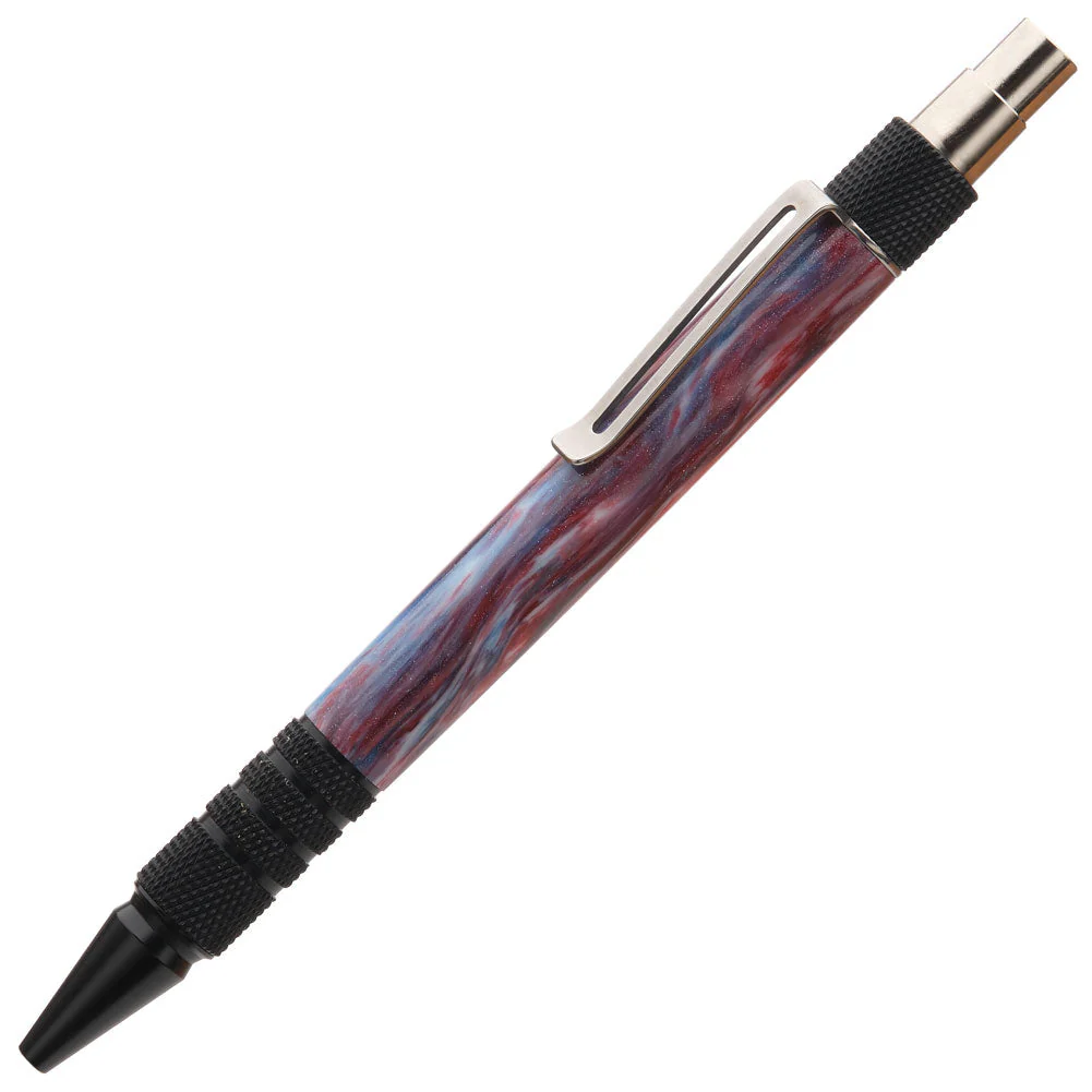 PSI DuraClick EDC Pen Kit - Black Anodized Aluminum