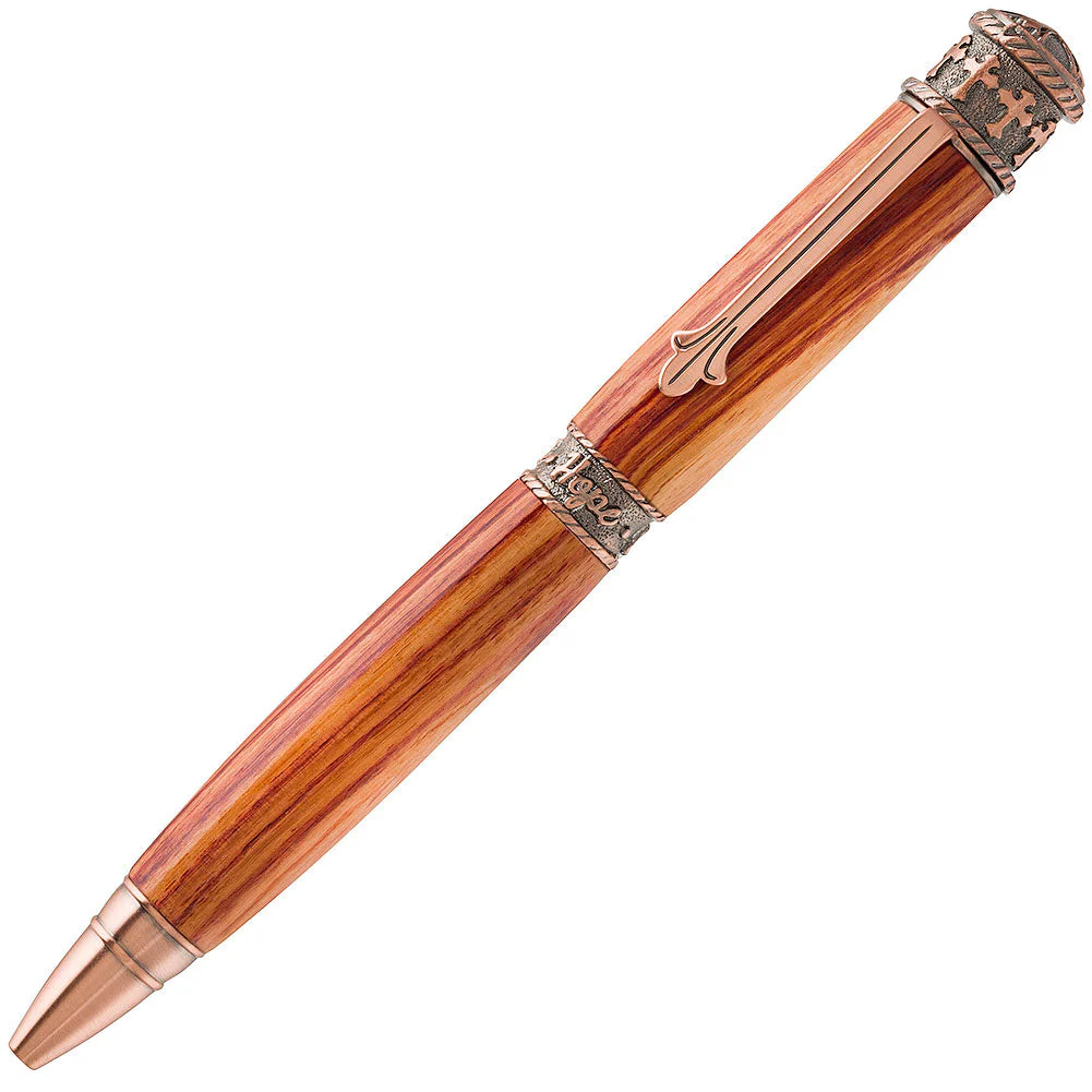 PSI Faith Hope Love Twist Pen Kit - Antique Copper