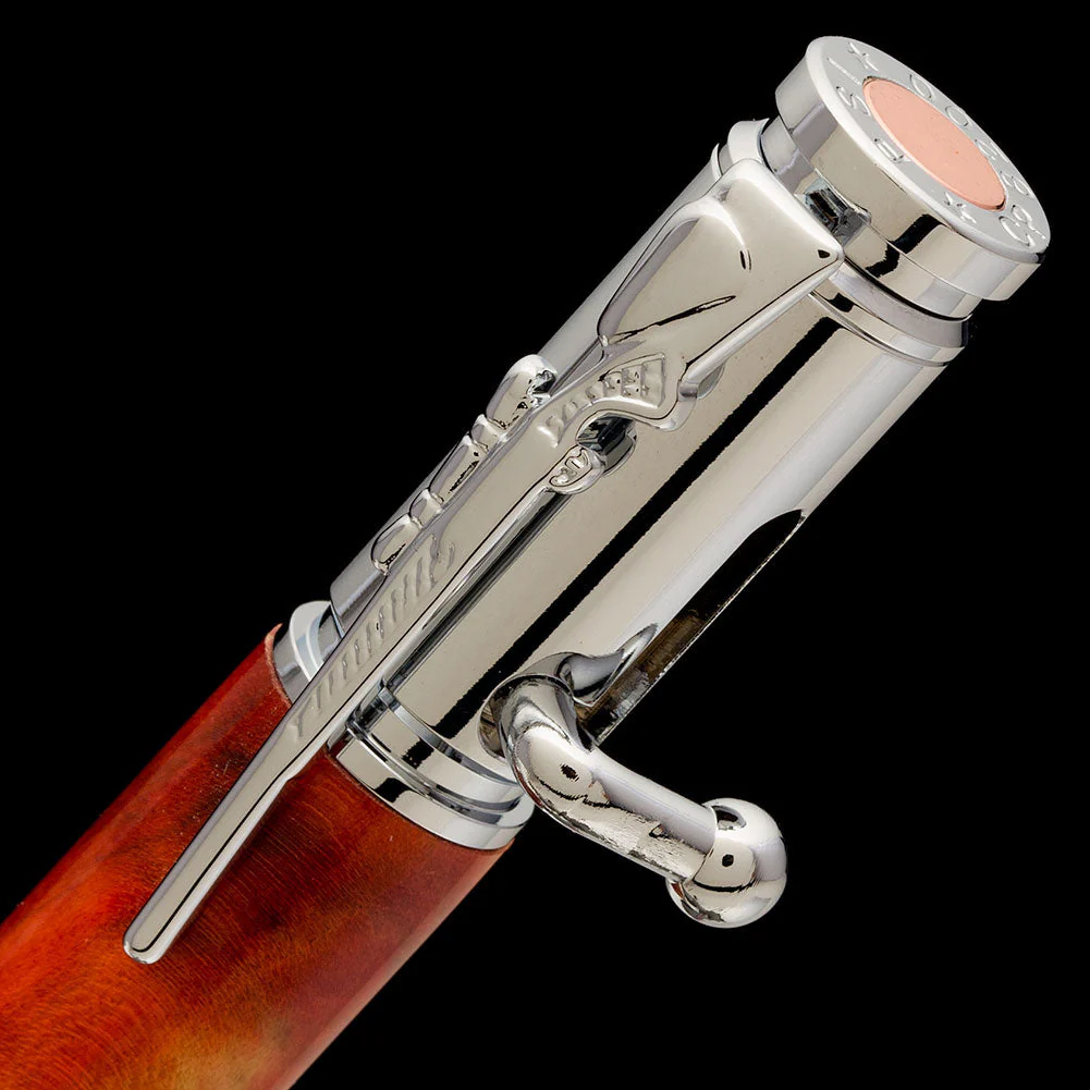 PSI Mini 30 Caliber Bolt Action Pen Kit - Chrome - Image 2