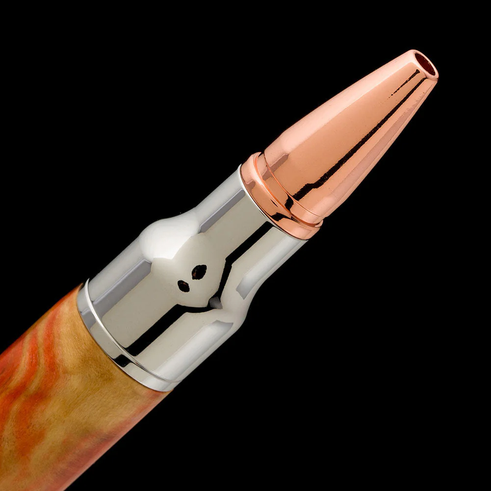 PSI Mini 30 Caliber Bolt Action Pen Kit - Chrome - Image 3