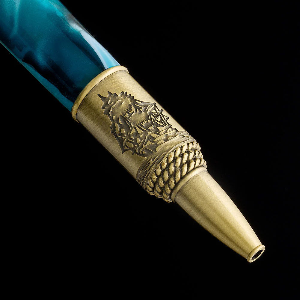 PSI Nautical Twist Pen Kit - Antique Brass - Image 3
