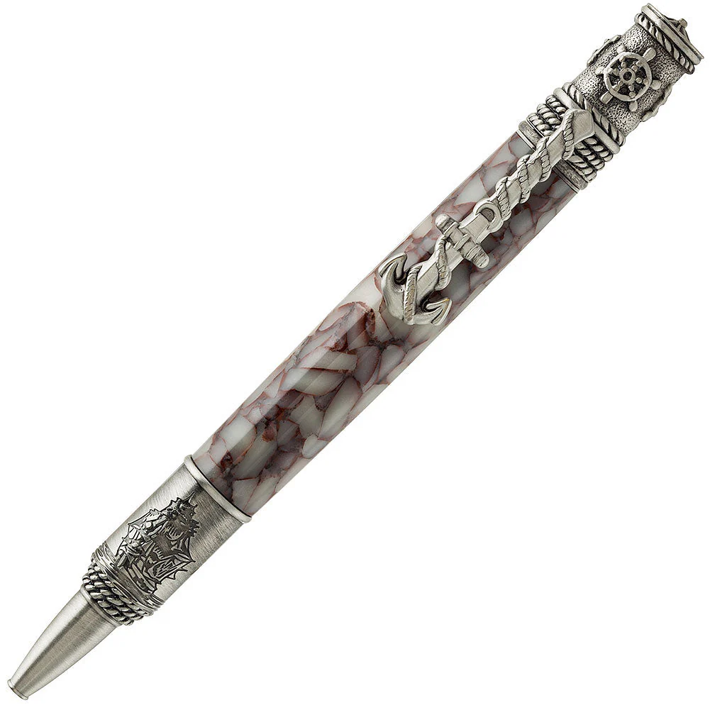 PSI Nautical Twist Pen Kit - Antique Pewter