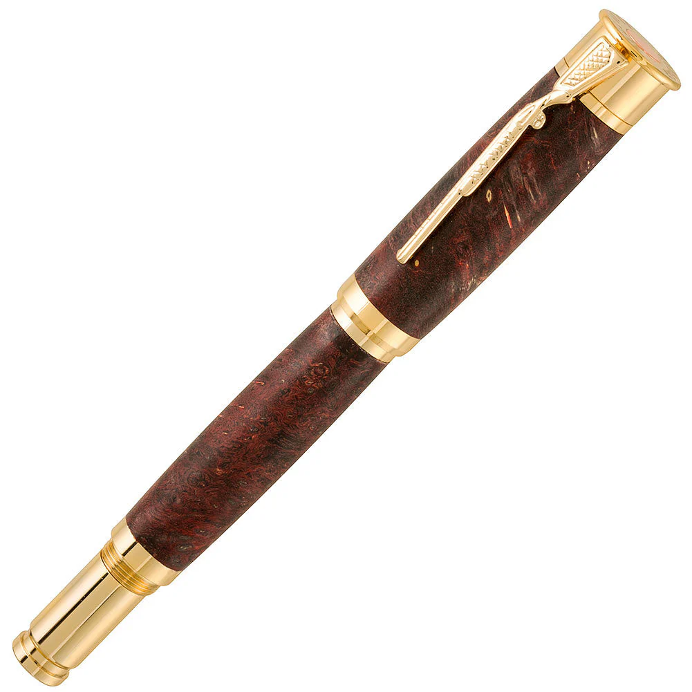 PSI Over and Under Rollerball Shotgun Pen Kit - 24k Gold