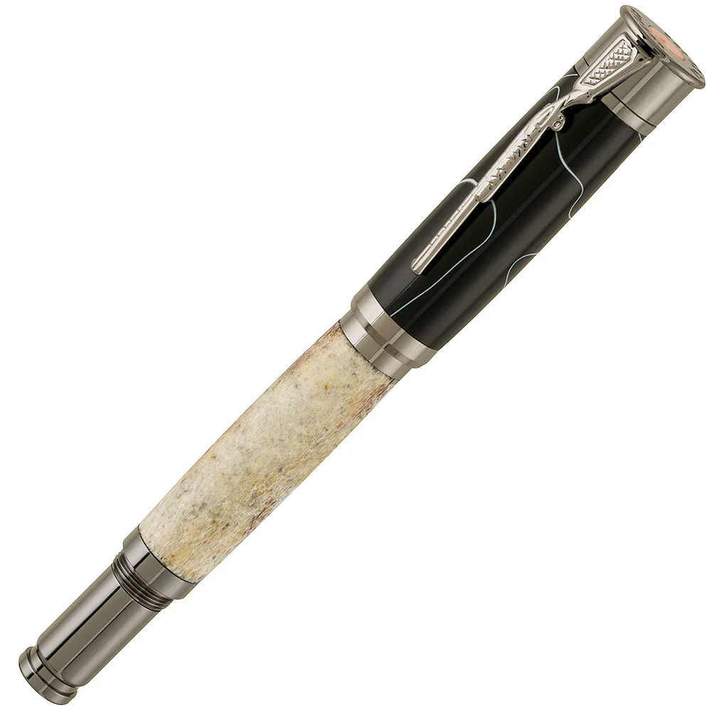 PSI Over and Under Rollerball Shotgun Pen Kit - Gun Metal