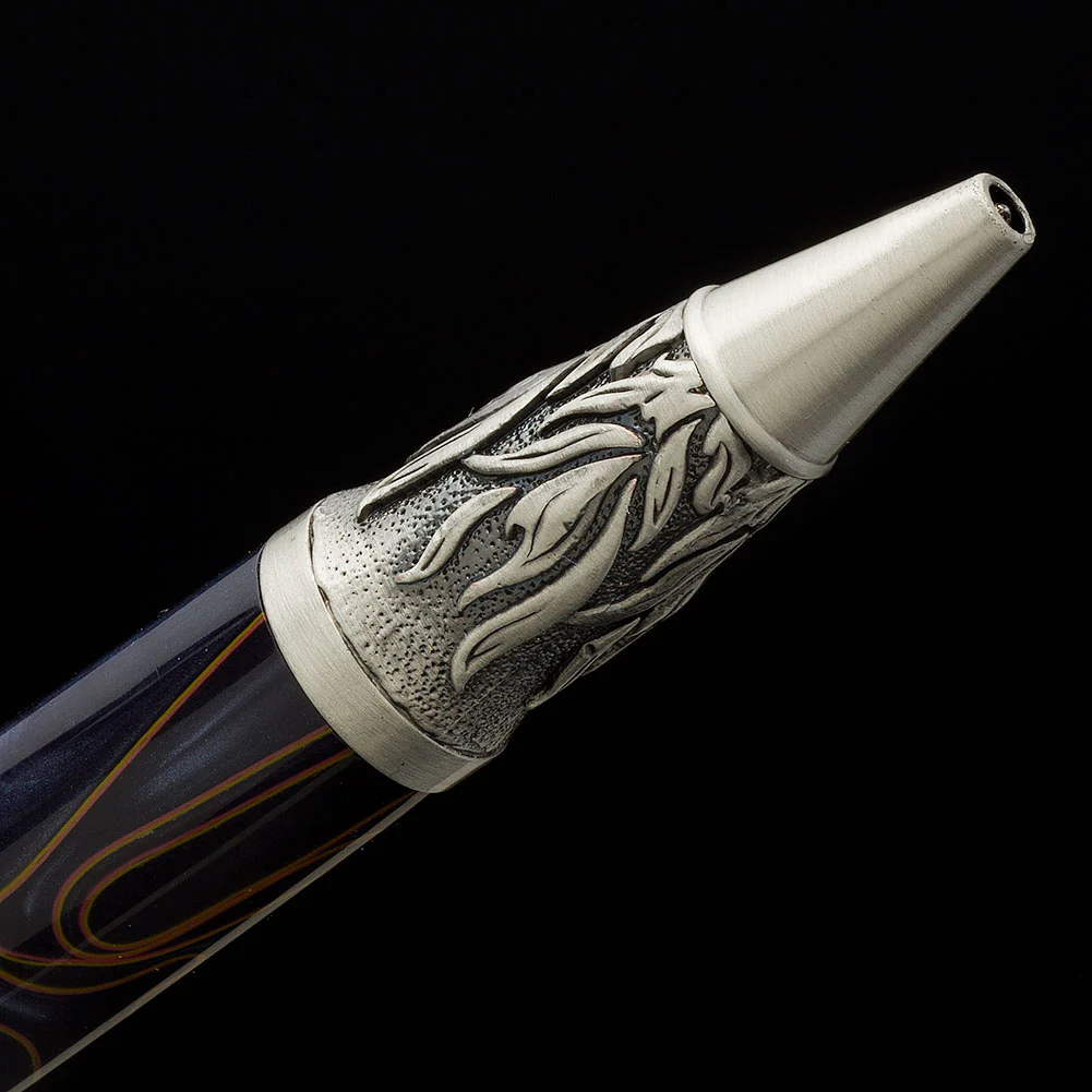 PSI Phoenix Rising Twist Pen Kit - Antique Pewter - Image 3