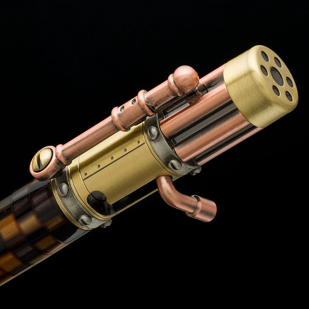 PSI Steampunk Bolt Action Pen Kit - Antique Brass & Copper - Image 2