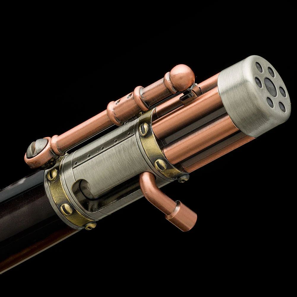 PSI Steampunk Bolt Action Pen Kit - Antique Pewter & Copper - Image 2
