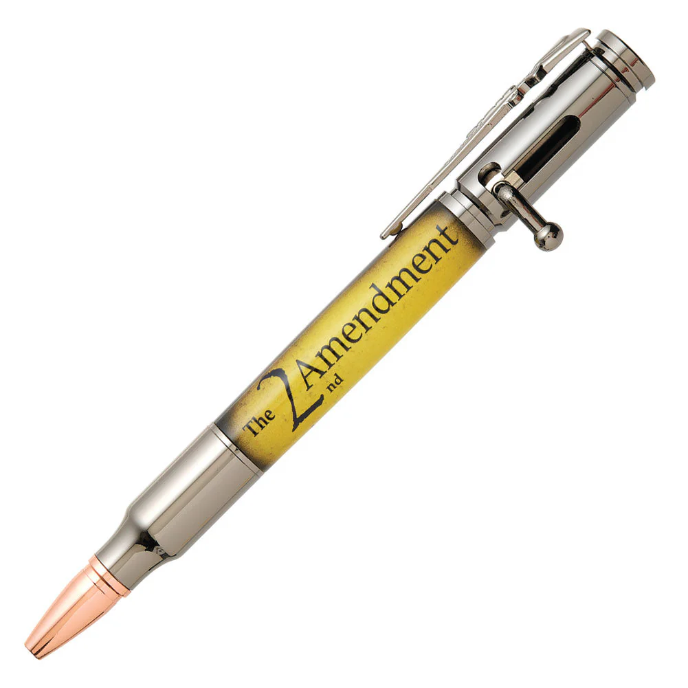 Second Amendment Bolt Action Pen Blank