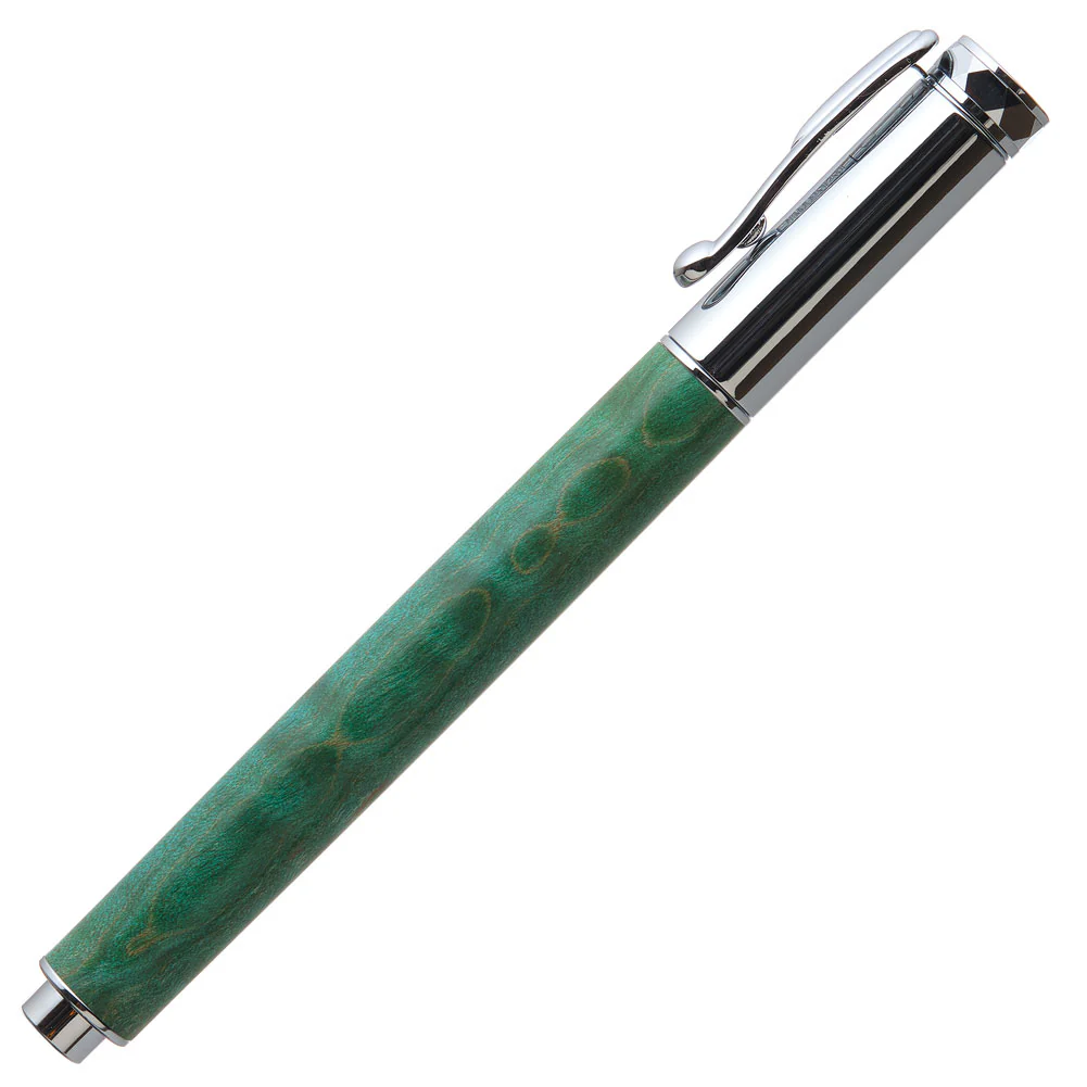 Stabilized Dyed Maple Pen Blank - Green - Image 2