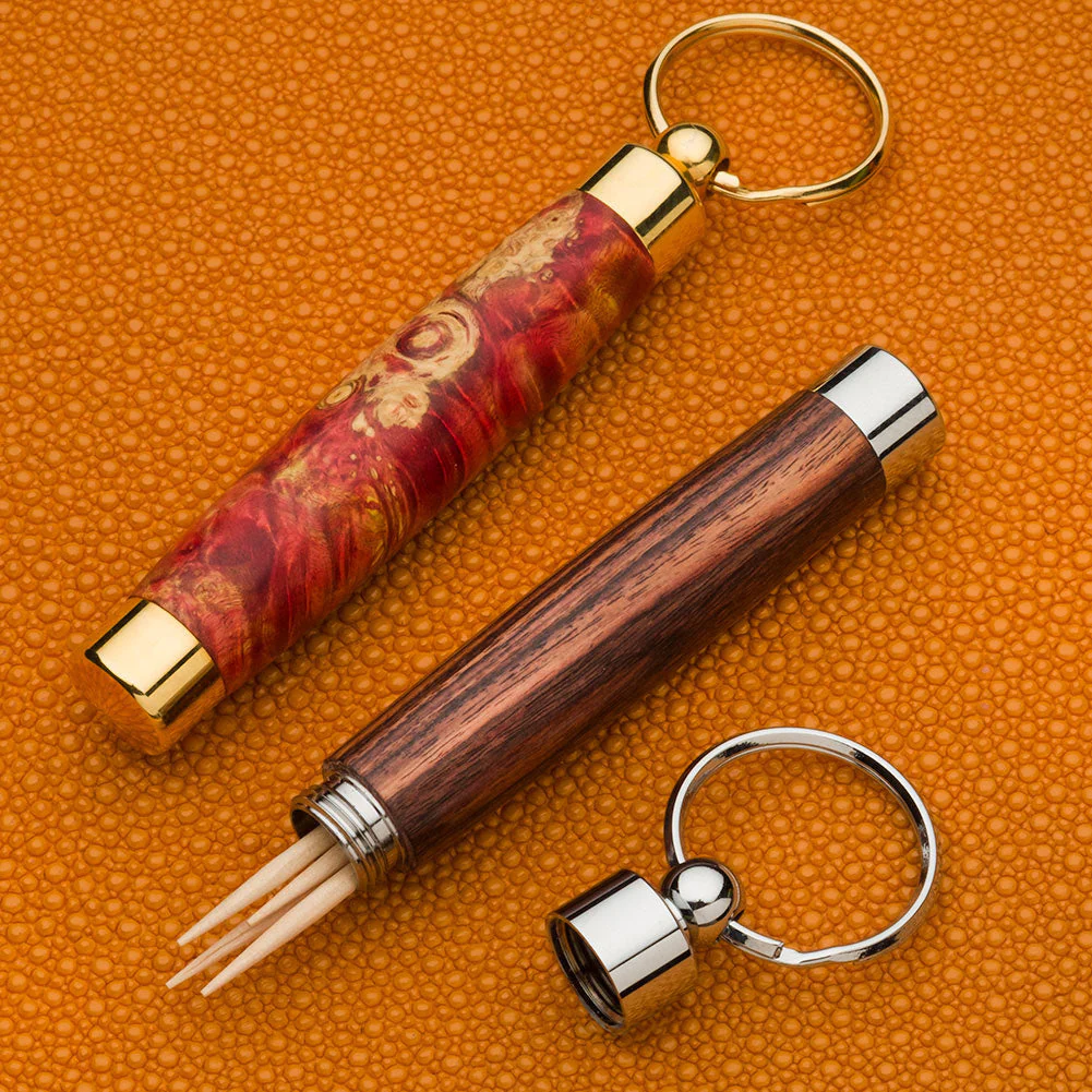 Toothpick Holder Kit - 10k Gold