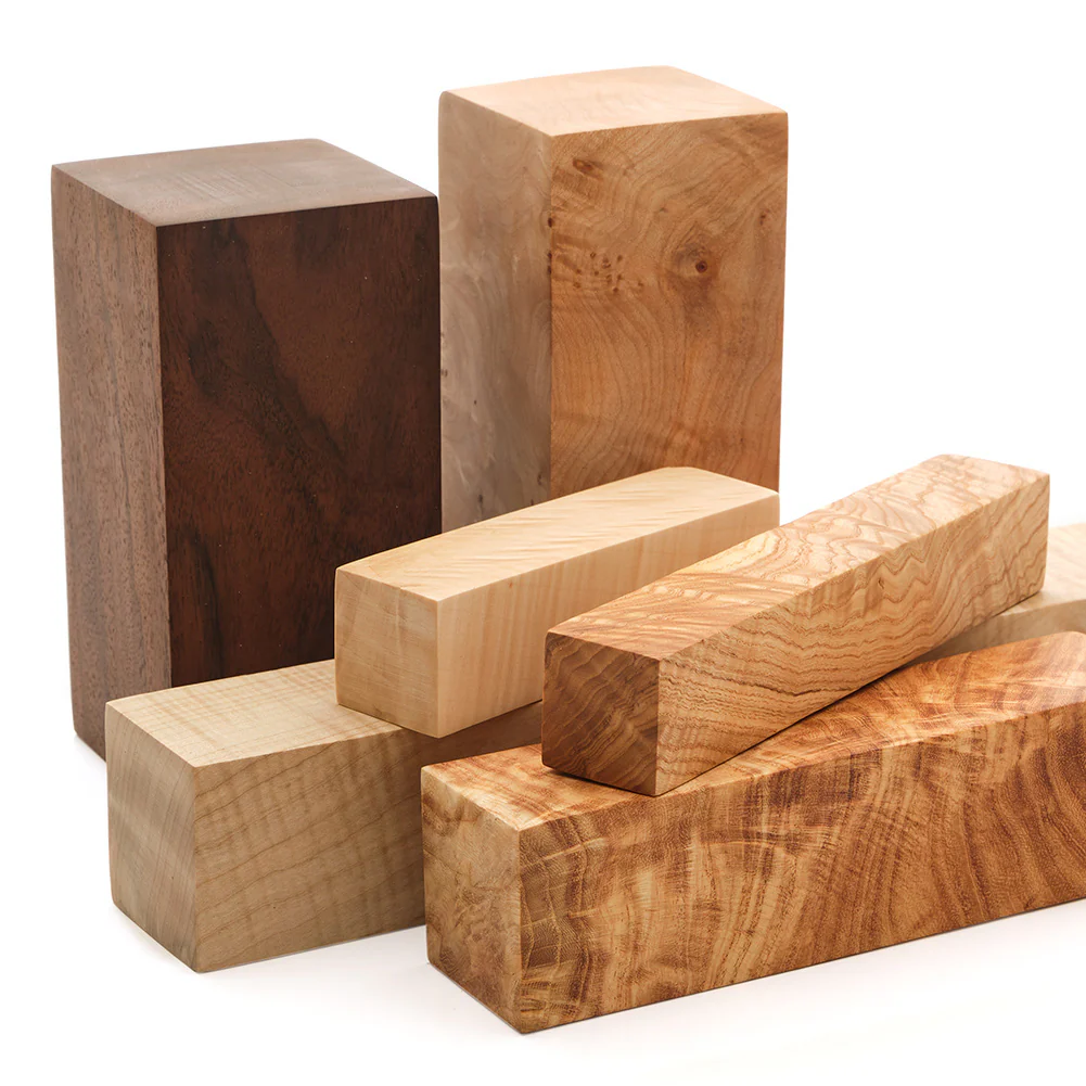 Highly Figured Box of Blocks - 5 lbs