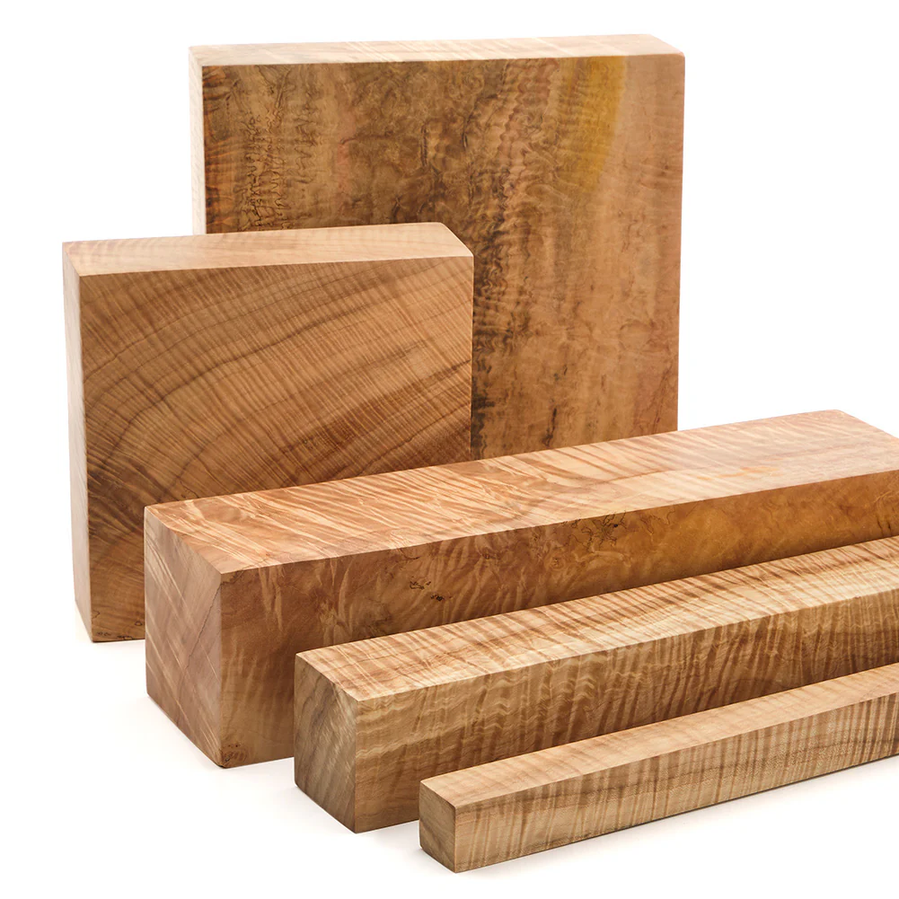 Highly Figured Silver Maple Turning Blanks - Image 2