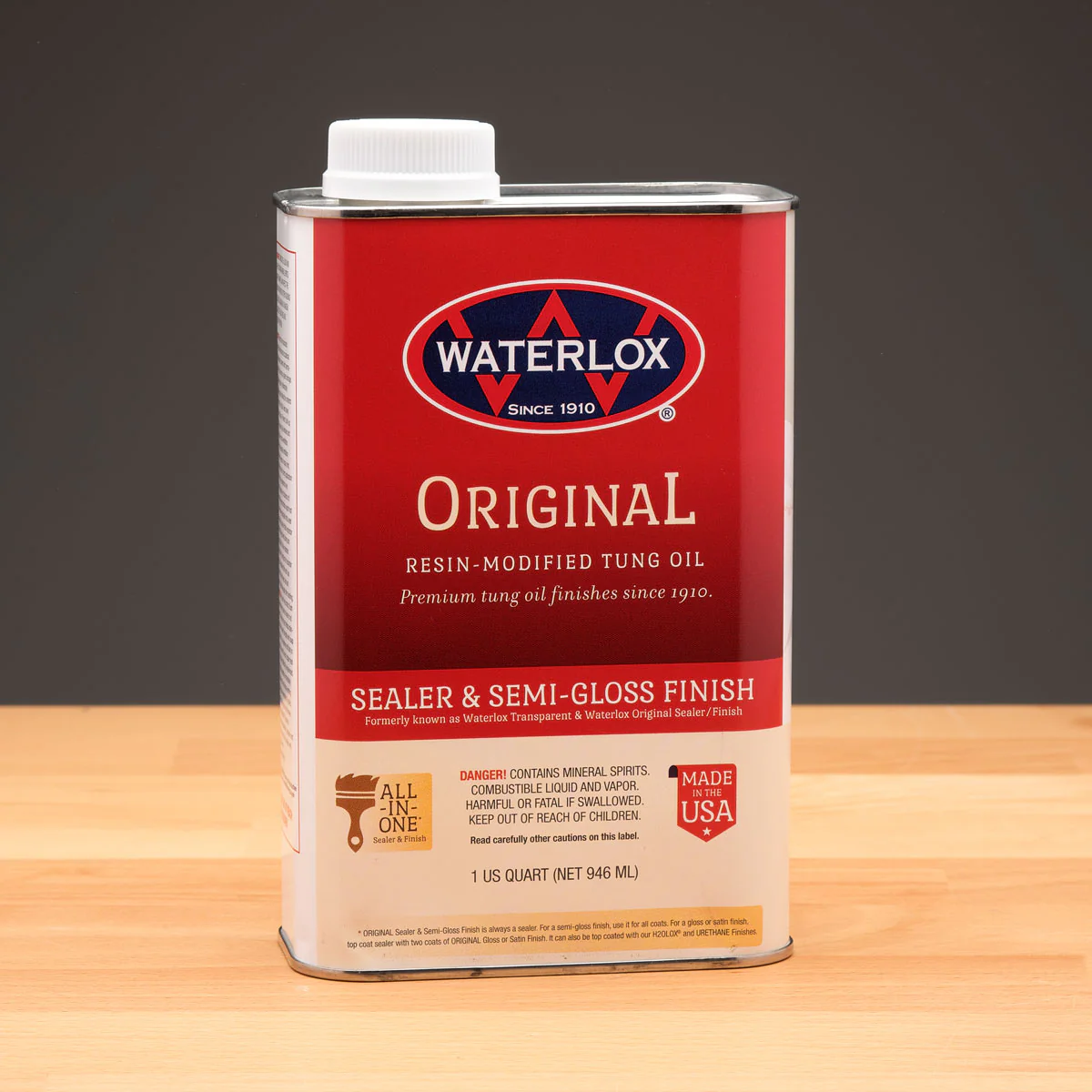 Waterlox Original Sealer and Semi-Gloss Finish - Image 3