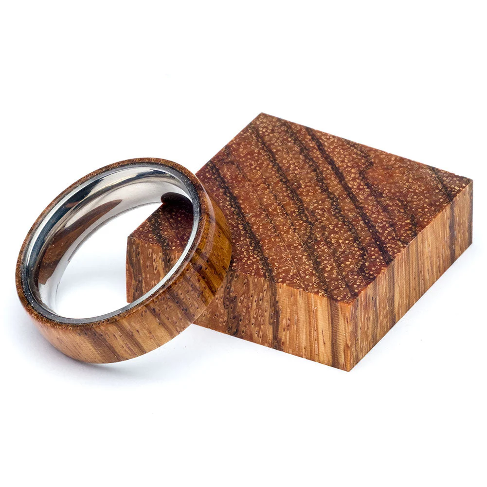 Zebrawood Stabilized Ring Blank